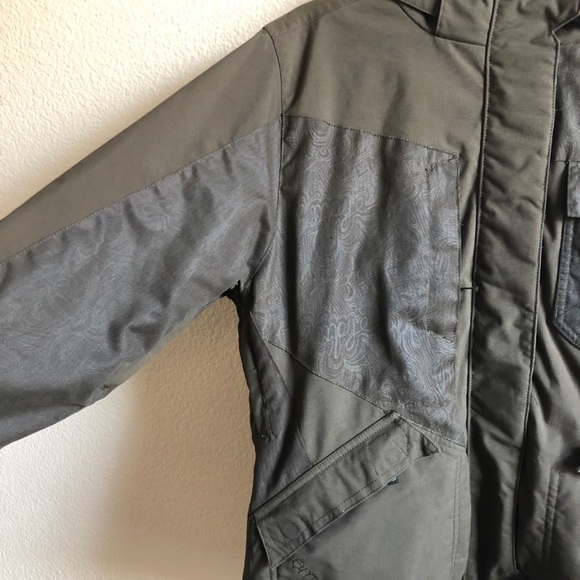 Empyre Olive Snow Winter Jacket w/Removable Hood - Picture 5 of 11